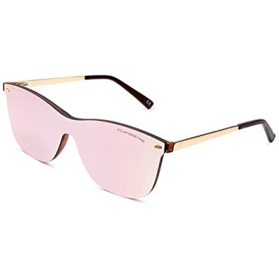 CLANDESTINE Unisex trendiga solglasögon, Way Habana – nylon Hd rosa spegel, one size CLANDESTINE Unisex trendiga solglasögon, Way Habana – nylon Hd rosa spegel, one size