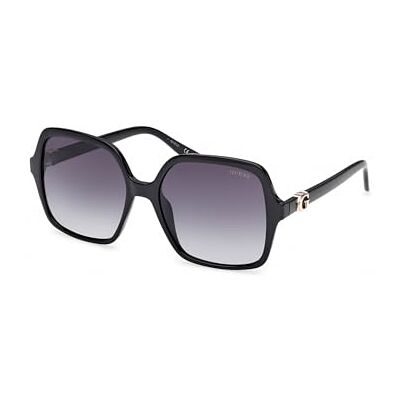GUESS Solglasögon GU00190 01B shiny black 57/17/140 WOMAN GUESS Solglasögon GU00190 01B shiny black 57/17/140 WOMAN