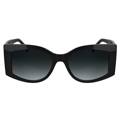 KARL LAGERFELD Women's Sunglasses KL6183S Svart med Gradient Grå Lins, Svart, One size KARL LAGERFELD Women's Sunglasses KL6183S Svart med Gradient Grå Lins, Svart, One size