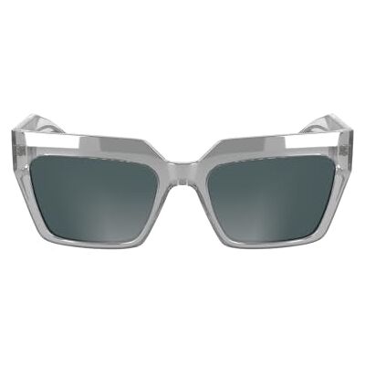 KARL LAGERFELD Women's Sunglasses KL6181S – kristall med solid grå lins, Kristallglas, One size KARL LAGERFELD Women's Sunglasses KL6181S – kristall med solid grå lins, Kristallglas, One size