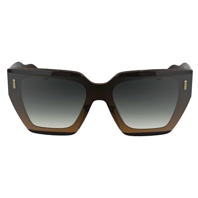 Calvin Women's Sunglasses CK24533S Svart/Charcoal with Grey Gradient Lens, Svart/Charcoal, One Size Calvin Women's Sunglasses CK24533S Svart/Charcoal with Grey Gradient Lens, Svart/Charcoal, One Size