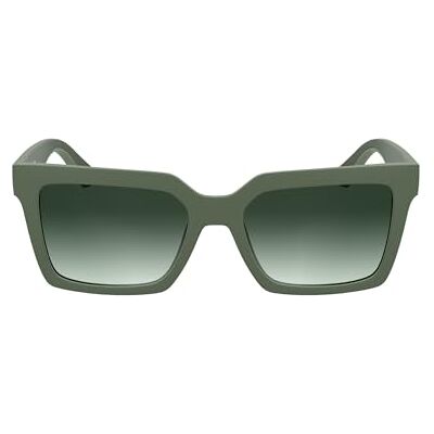 Calvin Klein Unisex jeans för vuxna solglasögon CKJ25602S matt salt med gradient grön lins, Matte Sage, One size Calvin Klein Unisex jeans för vuxna solglasögon CKJ25602S matt salt med gradient grön lins, Matte Sage, One size