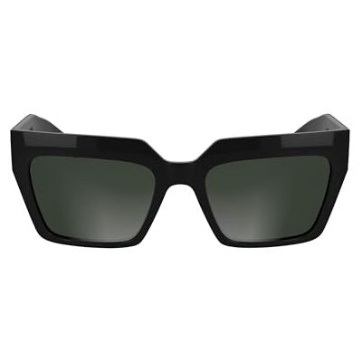 KARL LAGERFELD Women's Sunglasses KL6181S Svart med solid röklins, Svart, One size KARL LAGERFELD Women's Sunglasses KL6181S Svart med solid röklins, Svart, One size