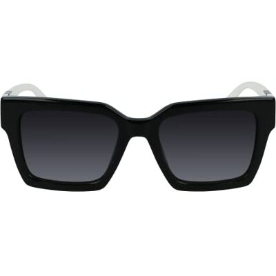 KARL LAGERFELD KL6057S solglasögon, 004 Svart & Vit, one size KARL LAGERFELD KL6057S solglasögon, 004 Svart & Vit, one size