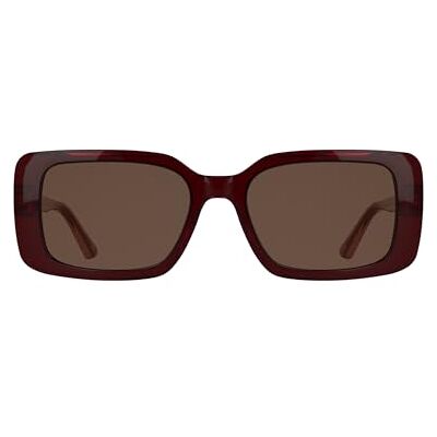 Calvin solglasögon för kvinnor CK26508S – transparent vinröd med solid vinröd lins Calvin solglasögon för kvinnor CK26508S – transparent vinröd med solid vinröd lins