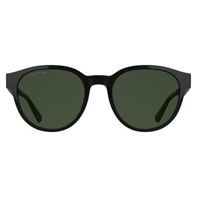 Lacoste solglasögon för män L6088S – svart med solid grön lins Lacoste solglasögon för män L6088S – svart med solid grön lins