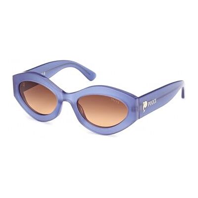 Emilio Pucci Solglasögon Pucci EP0227 90F shiny light blue 54/21/140 WOMAN Emilio Pucci Solglasögon Pucci EP0227 90F shiny light blue 54/21/140 WOMAN