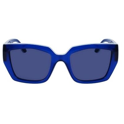 KARL LAGERFELD unisex KL6143S solglasögon 400 blå, 53, 400 blå, 53 KARL LAGERFELD unisex KL6143S solglasögon 400 blå, 53, 400 blå, 53