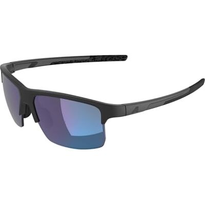 ALPINA EAGLE Q-LITE, stiliga solglasögon för vuxna, 100% UV-A, UV-B och UV-C-skydd black matt (blue) M ALPINA EAGLE Q-LITE, stiliga solglasögon för vuxna, 100% UV-A, UV-B och UV-C-skydd black matt (blue) M
