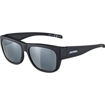 ALPINA Unisex Vuxna, OVERVIEW II Q Solglasögon, black matt/black, One Size ALPINA Unisex Vuxna, OVERVIEW II Q Solglasögon, black matt/black, One Size