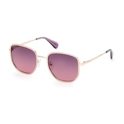 Max&Co. MO0091 Solglasögon för dam, lätta och eleganta solglasögon i metall, rund linsform, spegelglas, glänsande roséguld, Glänsande Roséguld, 52/21/140 Max&Co. MO0091 Solglasögon för dam, lätta och eleganta solglasögon i metall, rund linsform, spegelglas, glänsande roséguld, Glänsande Roséguld, 52/21/140