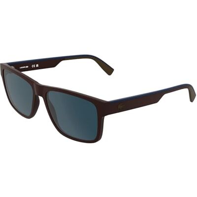 Lacoste solglasögon för män L6076S – matt burgungy med solid blå lins Lacoste solglasögon för män L6076S – matt burgungy med solid blå lins