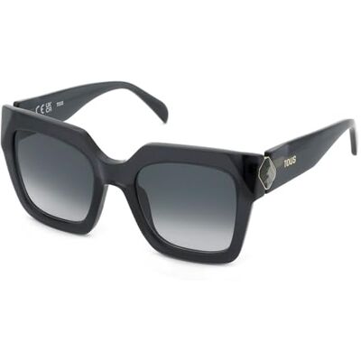 TOUS , SUNGLASSES, STOC83S-52-0705, SHINY TRANSPARENT DARK GREY, dam, Transparent mörkgrå, 52 TOUS , SUNGLASSES, STOC83S-52-0705, SHINY TRANSPARENT DARK GREY, dam, Transparent mörkgrå, 52