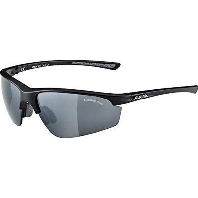 ALPINA Unisex Vuxna, TRI-EFFECT 2.0 Sportglasögon, black matt/black-clear-orange, One Size ALPINA Unisex Vuxna, TRI-EFFECT 2.0 Sportglasögon, black matt/black-clear-orange, One Size