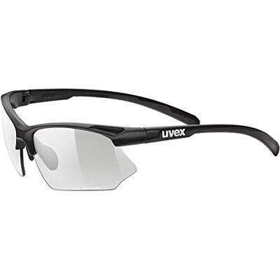Uvex sportstyle 802 V sportglasögon för dam och herr självtonande imskydd black matt/smoke one size Uvex sportstyle 802 V sportglasögon för dam och herr självtonande imskydd black matt/smoke one size