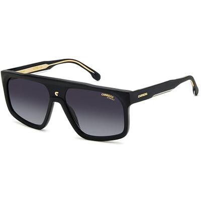 Carrera Sunglasses Unisex Vuxen, Matt svart/grå skuggad, 59/16/145 Carrera Sunglasses Unisex Vuxen, Matt svart/grå skuggad, 59/16/145