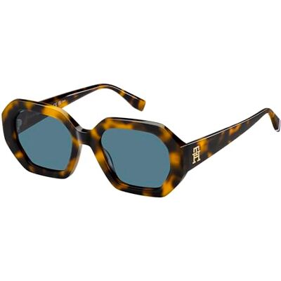 Tommy Hilfiger Solglasögon TH 2155/S Yellow Havana/ Blue 52/20/140 Dam Tommy Hilfiger Solglasögon TH 2155/S Yellow Havana/ Blue 52/20/140 Dam
