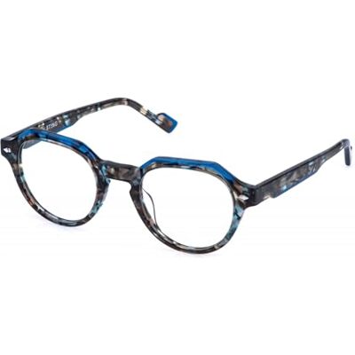 Sting Unisex Vst571v solglasögon, brun/Havanna blå, normal Sting Unisex Vst571v solglasögon, brun/Havanna blå, normal