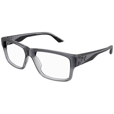 PUMA PU0446O PU0446O glasögon, Grå/transparent, one size PUMA PU0446O PU0446O glasögon, Grå/transparent, one size