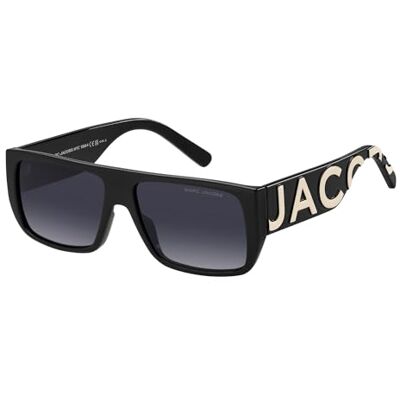 Marc Jacobs Marc Logo 096/S solglasögon, svart vit, 57 unisex vuxen, Svart/vit, 57 Marc Jacobs Marc Logo 096/S solglasögon, svart vit, 57 unisex vuxen, Svart/vit, 57