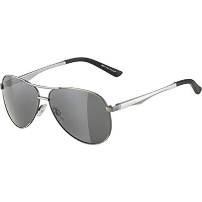 ALPINA Unisex Vuxna, A 107 Solglasögon, titanium matt/black, One Size ALPINA Unisex Vuxna, A 107 Solglasögon, titanium matt/black, One Size