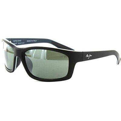 Maui Jim 766-02MD solglasögon, Svart Mate-Blanco-Azul, 61/17/127 Maui Jim 766-02MD solglasögon, Svart Mate-Blanco-Azul, 61/17/127