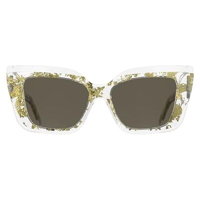 KARL LAGERFELD kvinnors KL6204S solglasögon, kristallguld, en storlek KARL LAGERFELD kvinnors KL6204S solglasögon, kristallguld, en storlek