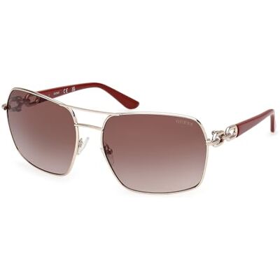 GUESS Solglasögon GU00159 32F shiny pale gold 63/17/130 WOMAN GUESS Solglasögon GU00159 32F shiny pale gold 63/17/130 WOMAN