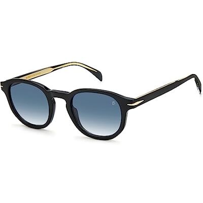 DAVID BECKHAM Solglasögon DB 1007/S BLACK/BLUE SHADED 49/24/145 Herr DAVID BECKHAM Solglasögon DB 1007/S BLACK/BLUE SHADED 49/24/145 Herr