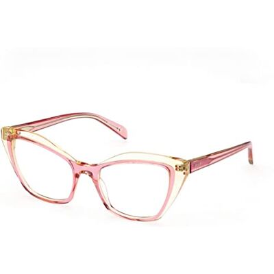 Emilio Pucci Unisex EP5197 solglasögon glänsande transparent rosa och transparent gul, 52, Shiny Transparent Rose & Transparent Yellow Emilio Pucci Unisex EP5197 solglasögon glänsande transparent rosa och transparent gul, 52, Shiny Transparent Rose & Transparent Yellow