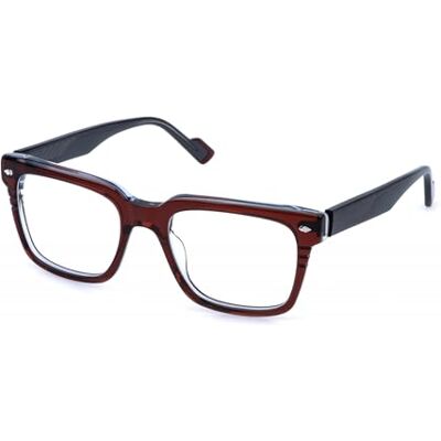 Sting VST577 Glasögon, Bordeaux+Grå, Regular Unisex Vuxen Sting VST577 Glasögon, Bordeaux+Grå, Regular Unisex Vuxen