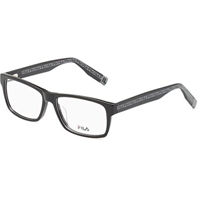 FILA Rad VFI307 Glasögon, Shiny Black, 52 för Män, Shiny Svart, 52 FILA Rad VFI307 Glasögon, Shiny Black, 52 för Män, Shiny Svart, 52