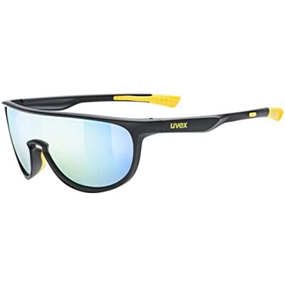 Uvex sportstyle 515, Solglasögon unisex barn, black matt/mirror yellow, one size Uvex sportstyle 515, Solglasögon unisex barn, black matt/mirror yellow, one size