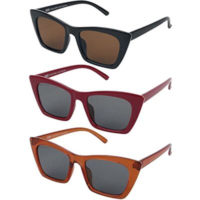 Urban Classics Unisex solglasögon tilos 3-pack solglasögon, Urban Classics Unisex solglasögon tilos 3-pack solglasögon,