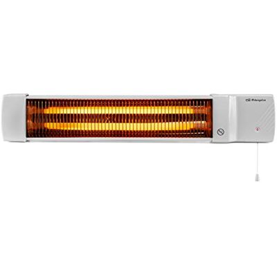 Orbegozo BB 5002 badrum kvartsvärmare, kraftval via dragsträng, omedelbar värmeutsläpp, flyttbar skärm, 1 200 W Orbegozo BB 5002 badrum kvartsvärmare, kraftval via dragsträng, omedelbar värmeutsläpp, flyttbar skärm, 1 200 W
