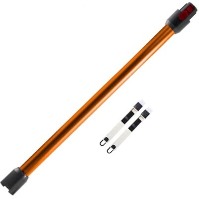 Cheerhom Förlängningsrör för Dyson V7-V15, Teleskoprör för V11, Snabbkoppling Styvt Sugrör, Med Två 2-i-1-Borstar, Orange Cheerhom Förlängningsrör för Dyson V7-V15, Teleskoprör för V11, Snabbkoppling Styvt Sugrör, Med Två 2-i-1-Borstar, Orange