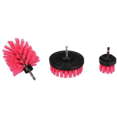 SIXTOL CAR DETAILING DRILL BRUSH PINK 3 Set med rengöringsborstar för borrmaskiner 3 delar fälgar undergolv motorrengöring hushåll universella borstar rosa SIXTOL CAR DETAILING DRILL BRUSH PINK 3 Set med rengöringsborstar för borrmaskiner 3 delar fälgar undergolv motorrengöring hushåll universella borstar rosa