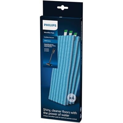 Philips Tillbehör för sladdlösa dammsugare Mikrofiberdukar för 7000-serien- Duk 4x (XV 1670/02) Philips Tillbehör för sladdlösa dammsugare Mikrofiberdukar för 7000-serien- Duk 4x (XV 1670/02)