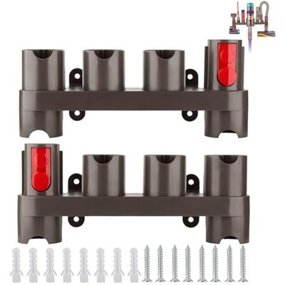 RTop Dyson V7 V8 V10 V11 SV10 SV10 SV11 tillbehör hållare Dyson tillbehör (10 uttag för förvaring, 2 st) RTop Dyson V7 V8 V10 V11 SV10 SV10 SV11 tillbehör hållare Dyson tillbehör (10 uttag för förvaring, 2 st)