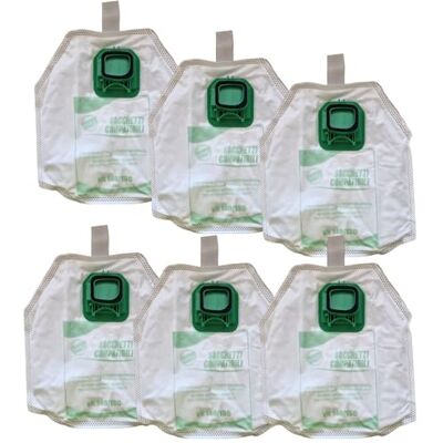 DL SERVICE Casag Dammsugarpåsar, kompatibla med Vorwerk Kobold VK140 och Vk150, 6 stycken DL SERVICE Casag Dammsugarpåsar, kompatibla med Vorwerk Kobold VK140 och Vk150, 6 stycken