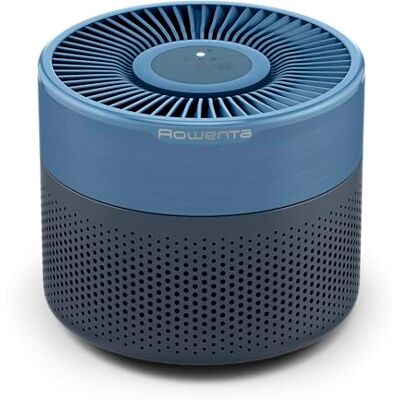 Rowenta Pure Air Mini, luftrenare, HEPA-filter, vistelser upp till 22 m², 85 m³/h, mycket tyst, minskar dålig lukt, Effitech-motor, blå, PU1522F0 Rowenta Pure Air Mini, luftrenare, HEPA-filter, vistelser upp till 22 m², 85 m³/h, mycket tyst, minskar dålig lukt, Effitech-motor, blå, PU1522F0