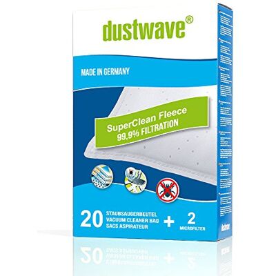 dustwave 20 dammsugarpåsar lämpliga för Privileg – 361.872/361872 golvdammsugare från ® märkesdammpåse – Made in Germany + inkl. mikrofilter dustwave 20 dammsugarpåsar lämpliga för Privileg – 361.872/361872 golvdammsugare från ® märkesdammpåse – Made in Germany + inkl. mikrofilter
