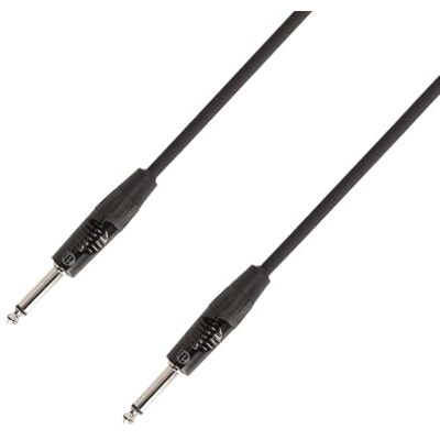 Adam Hall 4 Star Series Rean instrumentkabel, 6,3 mm mono länk på 6,3 mm monollänk, 1,5 m Adam Hall 4 Star Series Rean instrumentkabel, 6,3 mm mono länk på 6,3 mm monollänk, 1,5 m