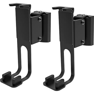 conecto Väggfäste för högtalare, kompatibel med Sonos One, One SL, Play:1, lastkapacitet max. 3 kg, set om 2, svart conecto Väggfäste för högtalare, kompatibel med Sonos One, One SL, Play:1, lastkapacitet max. 3 kg, set om 2, svart