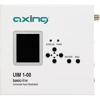 Axing UIM 1-00 universal ingångsmodulator DVB-C DVB-T med ingång HDMI IPTV USB Axing UIM 1-00 universal ingångsmodulator DVB-C DVB-T med ingång HDMI IPTV USB