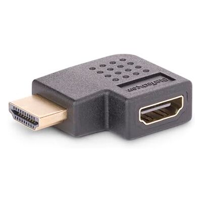 StarTech .com Vinklad HDMI 2.0 Adapter, horisontell 90 graders vinklad HDMI-adapter, High Speed HDMI Port Saver, 4K 60Hz, M/F StarTech .com Vinklad HDMI 2.0 Adapter, horisontell 90 graders vinklad HDMI-adapter, High Speed HDMI Port Saver, 4K 60Hz, M/F