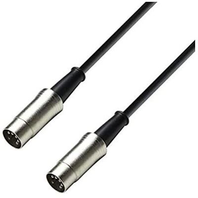 Adam hallkablar 3 star midi 0300 BLK-5 MIDI-kabel 3 m svart 5-polig Adam hallkablar 3 star midi 0300 BLK-5 MIDI-kabel 3 m svart 5-polig