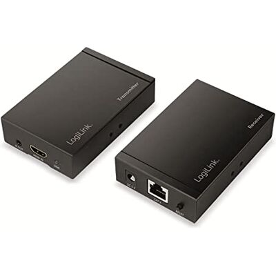 LogiLink HD0024 – HDMI-förlängarset Ultra-HD (via LAN), 50 m (4K/30 Hz) för att förlänga HDMI-signaler via nätverkskabel LogiLink HD0024 – HDMI-förlängarset Ultra-HD (via LAN), 50 m (4K/30 Hz) för att förlänga HDMI-signaler via nätverkskabel