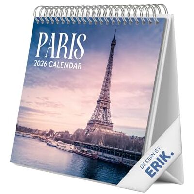 Grupo Erik Desk Calendar 2026 Paris Calendar 2026 Month To View Monthly Desk Planner, Desktop Gifts Under 10 Pounds Travel Gifts For Friends Grupo Erik Desk Calendar 2026 Paris Calendar 2026 Month To View Monthly Desk Planner, Desktop Gifts Under 10 Pounds Travel Gifts For Friends