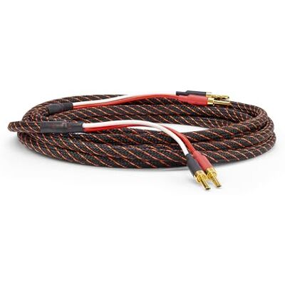 Dynavox Perfect Sound Flex högtalarkabel, konfektionerad, extremt flexibel, HiFi-kabel med guldpläterade bananhålkontakter, förlustfri signalöverföring, högrent OFC-koppar, par, längd 5 m Dynavox Perfect Sound Flex högtalarkabel, konfektionerad, extremt flexibel, HiFi-kabel med guldpläterade bananhålkontakter, förlustfri signalöverföring, högrent OFC-koppar, par, längd 5 m
